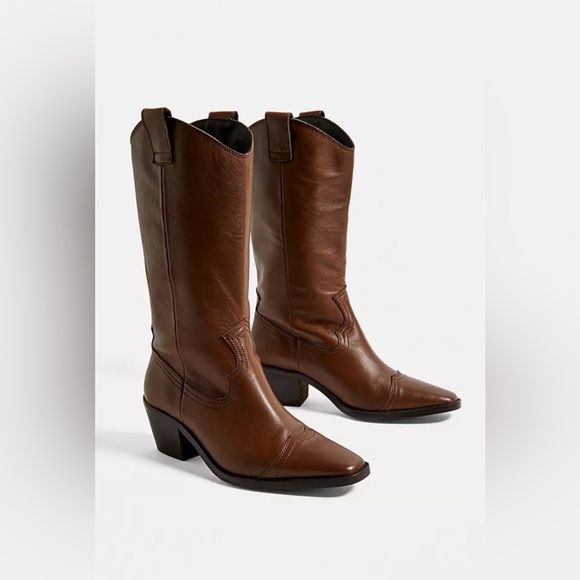 Urban Outfitters Shoes - NIB Dakota Square Toe Leather Western Boots